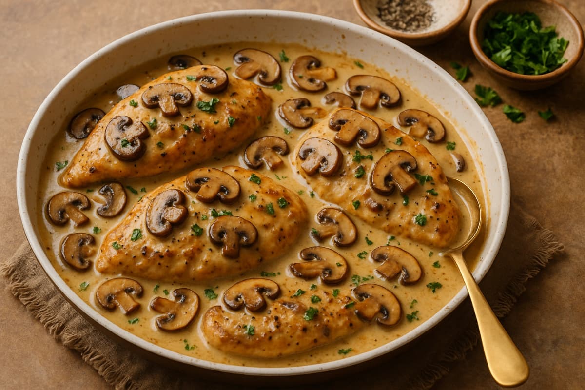 Creamy Chicken Marsala