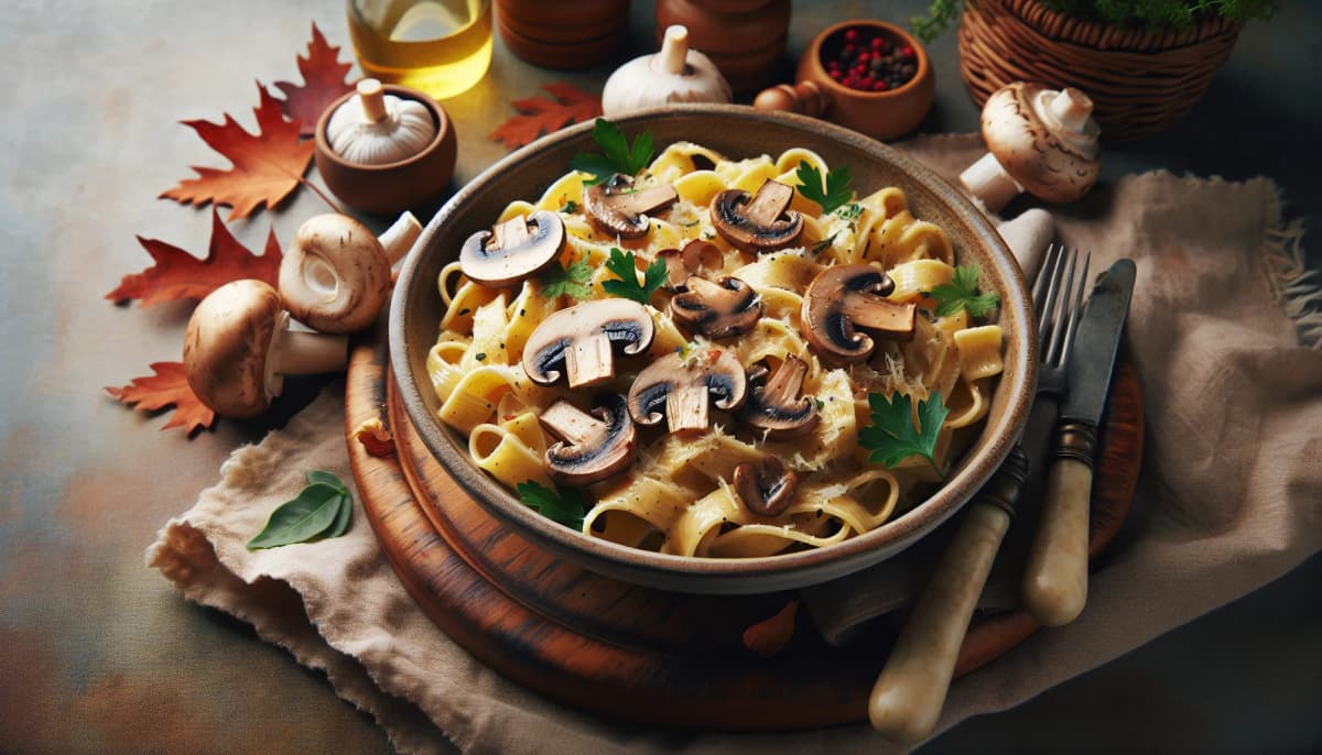 Creamy Mushroom Pasta