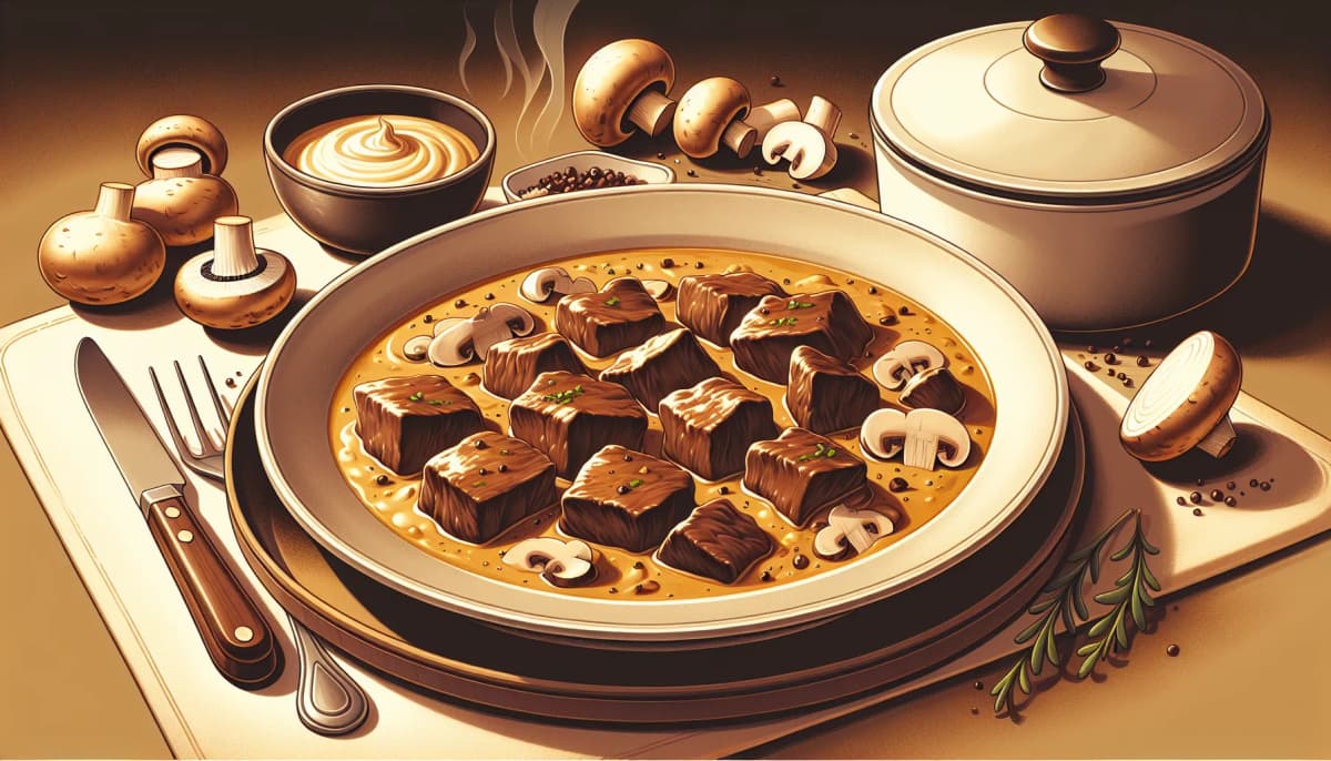 Mouthwatering Beef Stroganoff