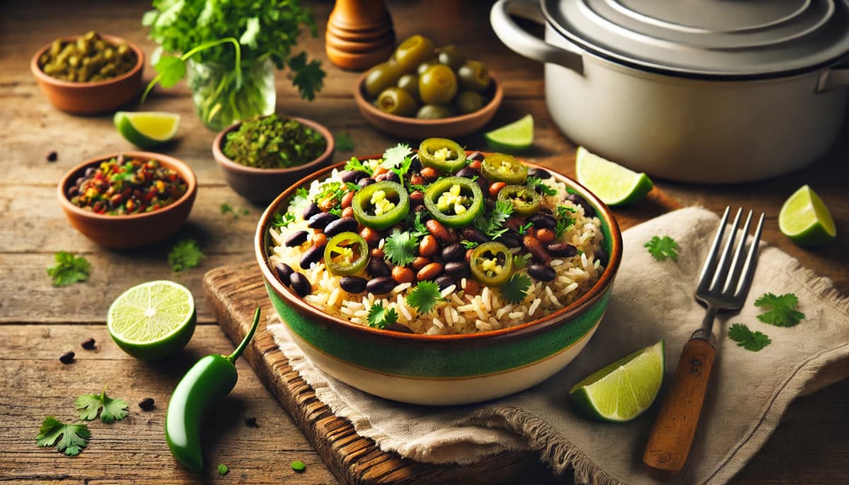 The Easiest Rice and Beans