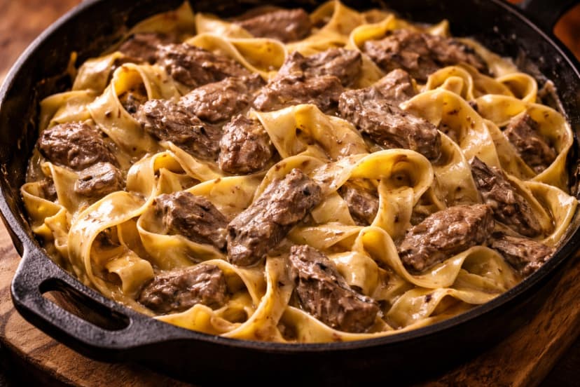 Instant Pot Beef Stroganoff