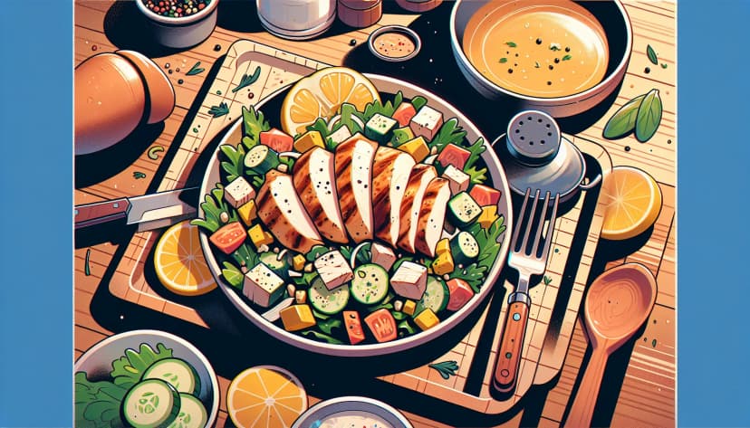 Mouthwatering Chicken Caesar Salad