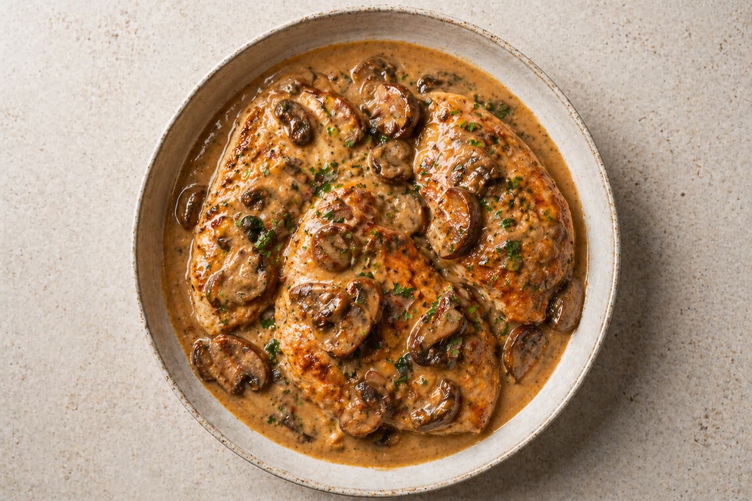 Creamy Chicken Marsala