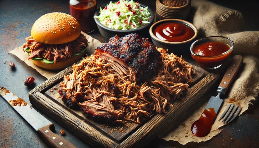 Texas Style Smoked Pulled Pork